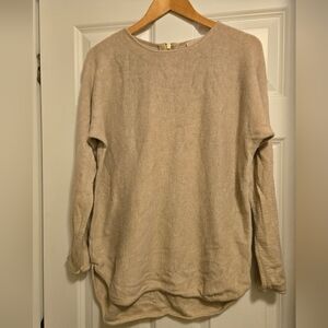 Cozy  Crewneck Sweater - Beige
